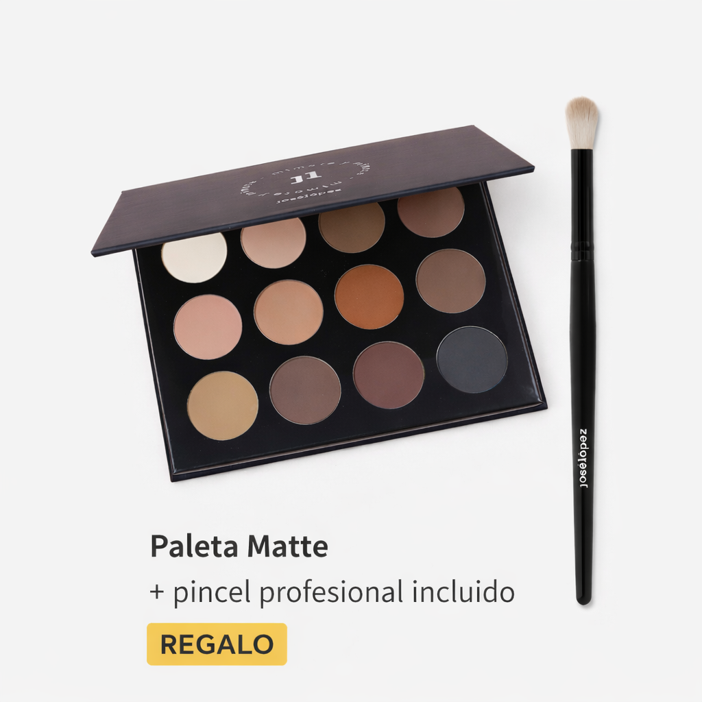 Paleta Matte + Pincel Pro (REGALO)