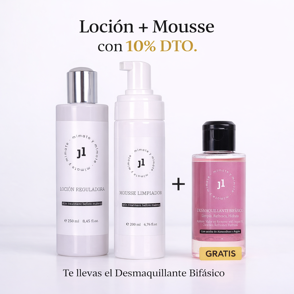 Loción Reguladora + Mousse Limpiador (10% DTO.) + Regalo