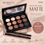 Paleta de ojos MATTE con Eye Blender 508 y Eye Shadow 509 de regalo