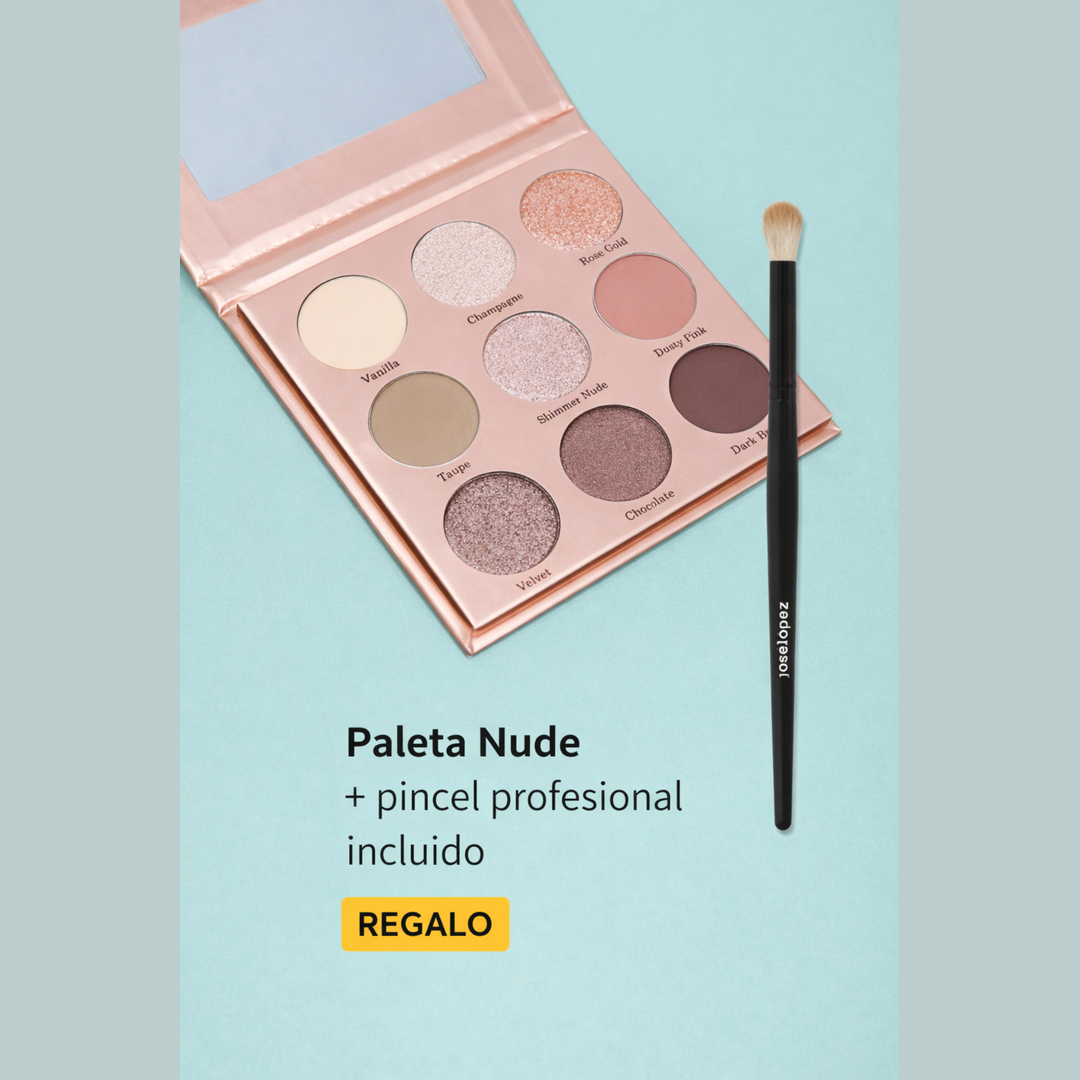 Paleta Nude + Pincel Pro (REGALO)