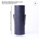 Tubo Mini Set de Brochas - Imagen 7